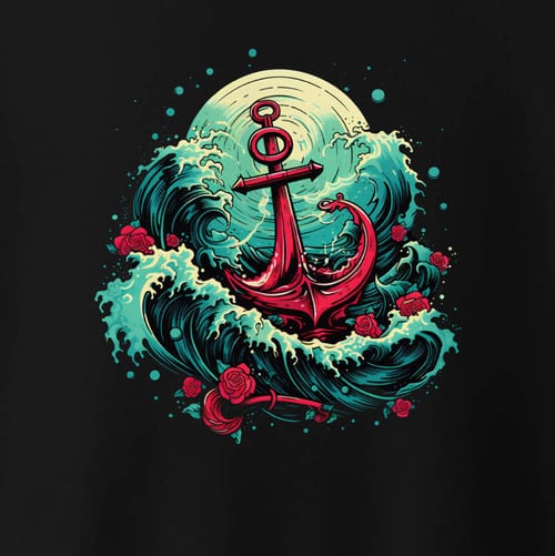 Anchor in the sea sweater