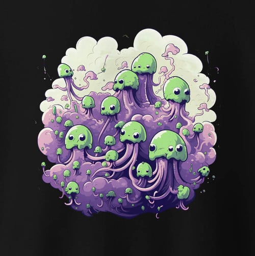 Jellyfish planet sweater