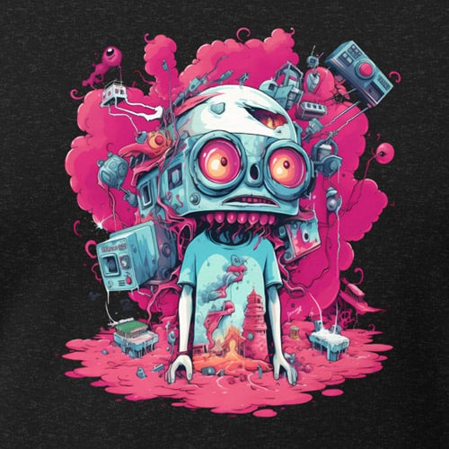 Sad roboter T-shirt