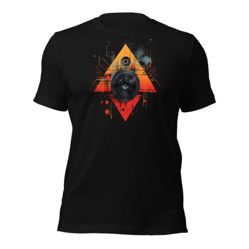 DJing triangle T-shirt