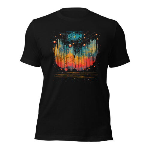 Abstract drippin planet T-shirt