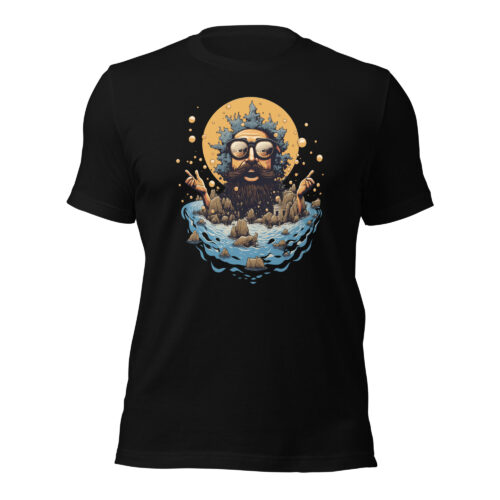 Wise aqua hipster T-shirt